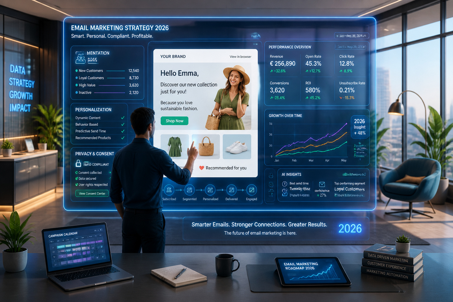 Strategie e mail marketing 2026 succes futur