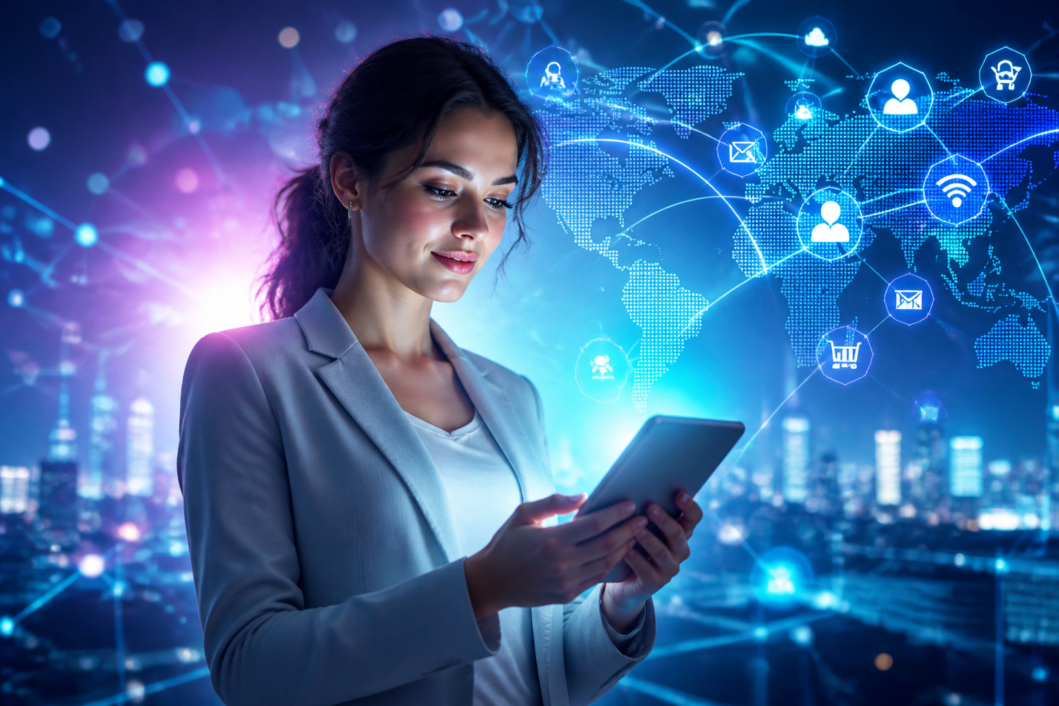 Influence digitale et connexion mondiale