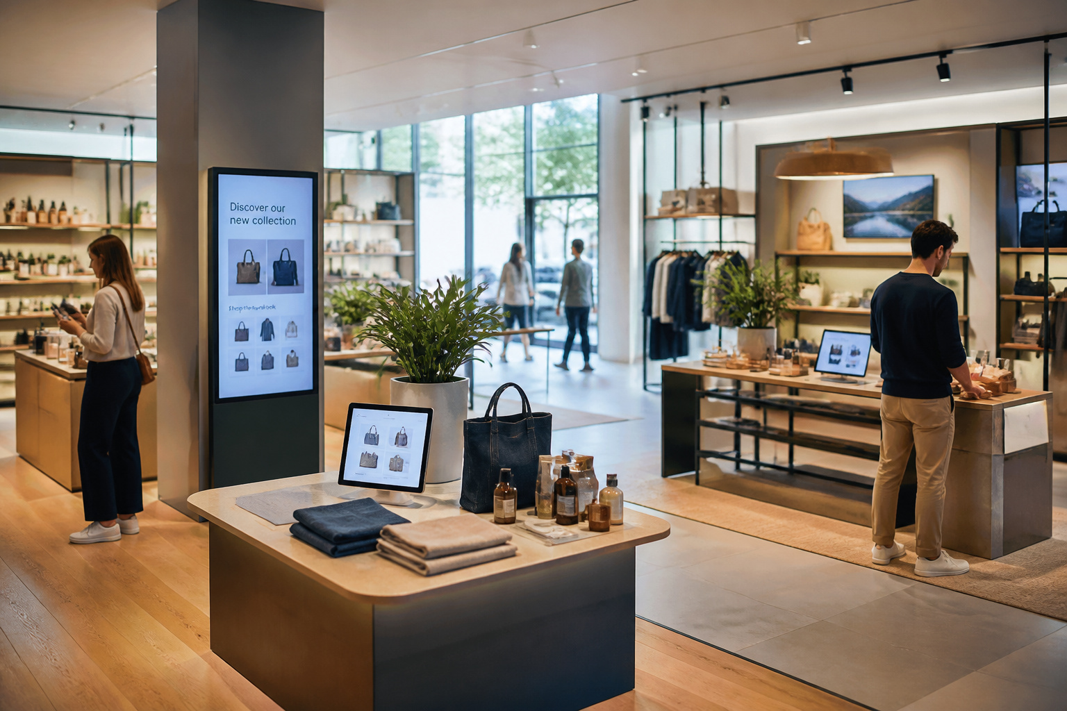 Boutique moderne et experience client